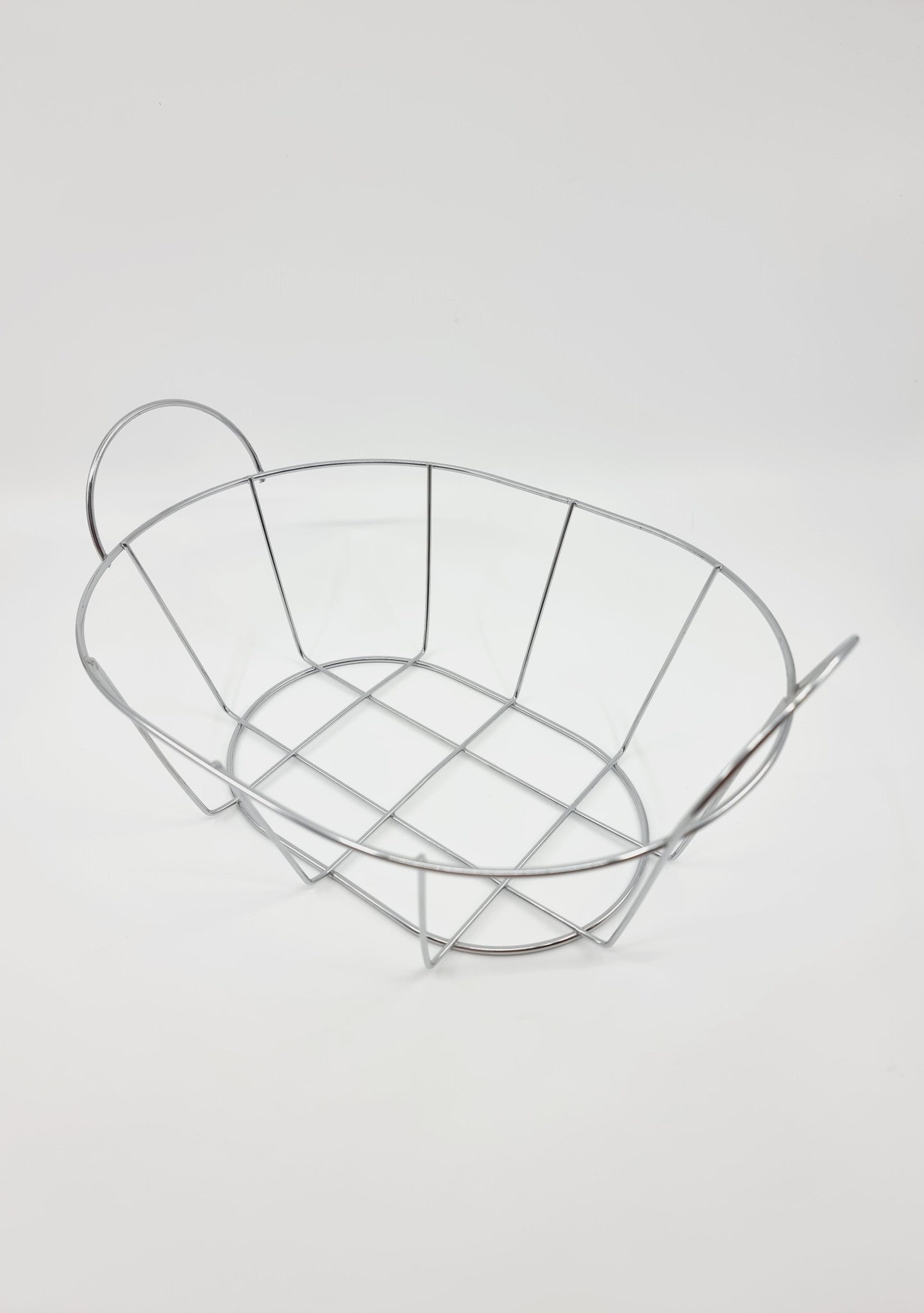 Corbeille en métal avec tissu