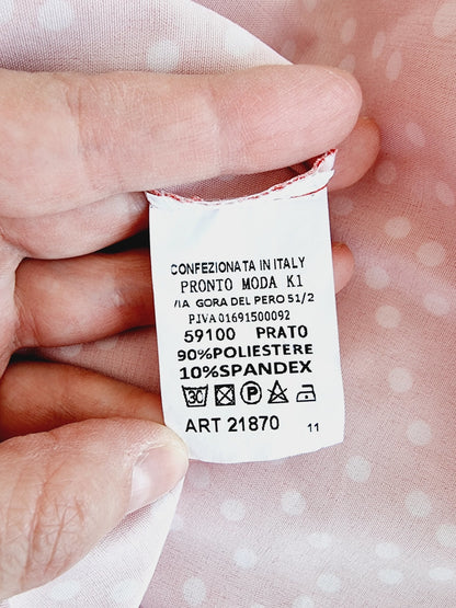 Robe rouge à pois (SIZE : taille unique)