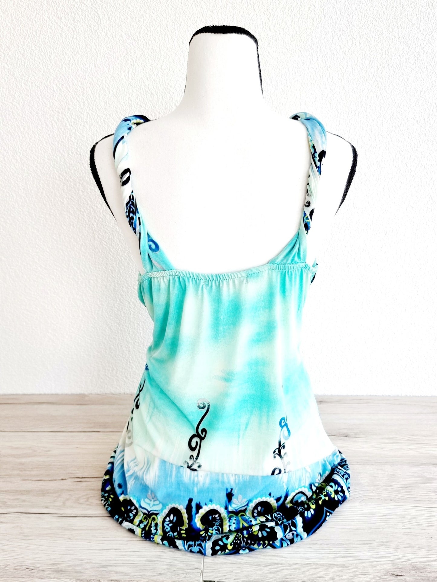 Robe estivale turquoise (SIZE : M)