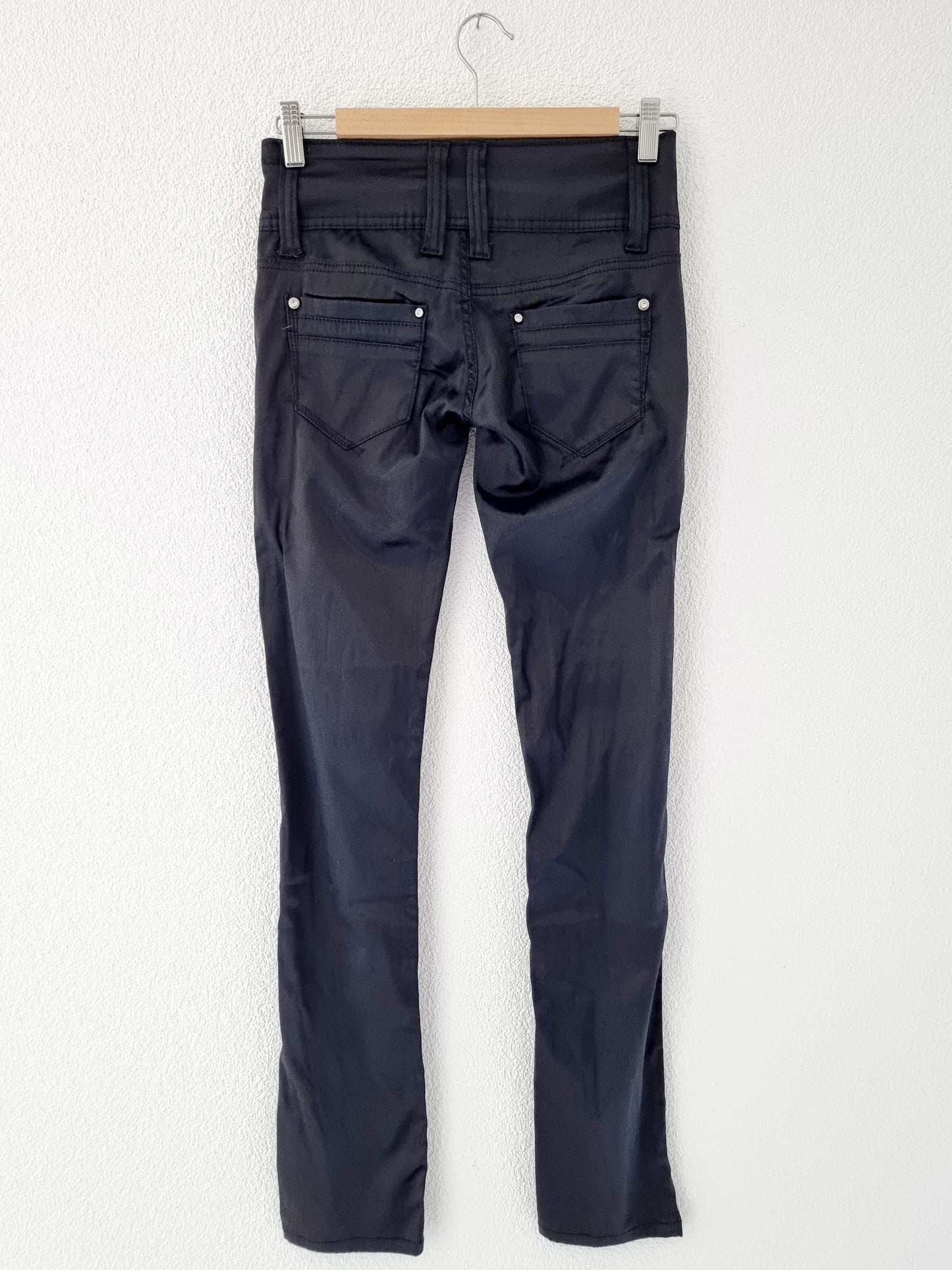 Pantalon noir satiné MONDAY SUPREME (SIZE : 36)