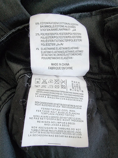 Pantalon noir satiné MONDAY SUPREME (SIZE : 36)