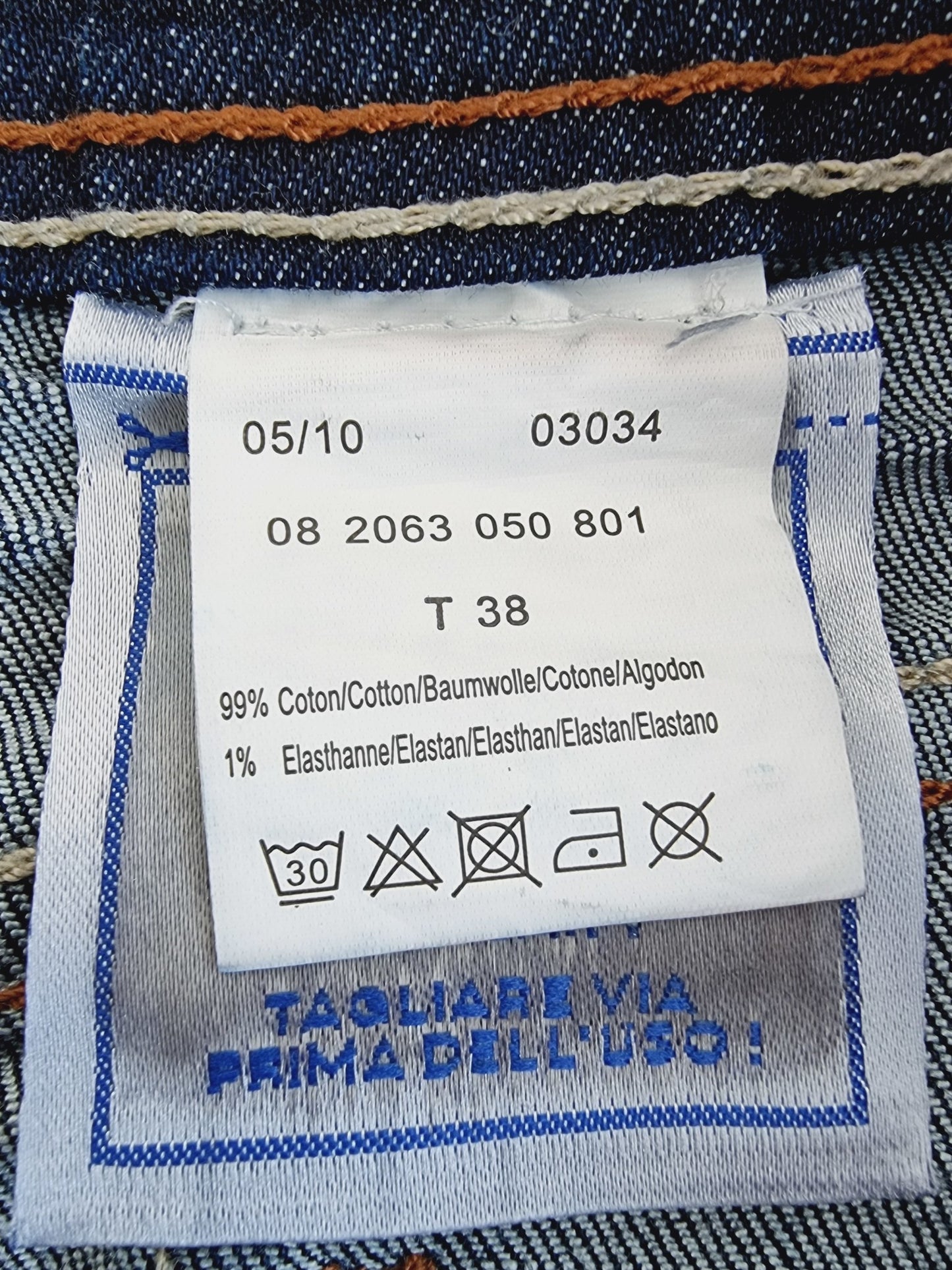 Jupe en jeans foncé NO EXCUSE (SIZE : 38)