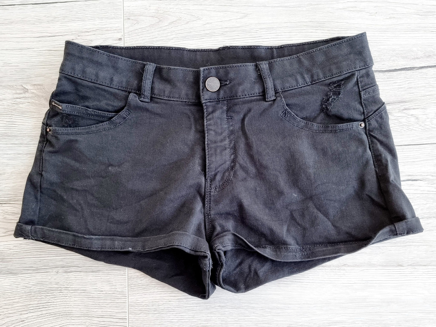 Short en jeans noir (SIZE : 34)