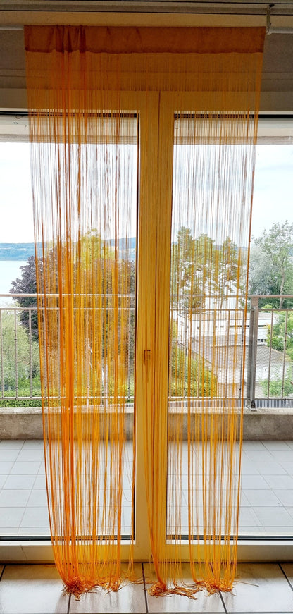 Rideau de fils - jaune (sans emballage)