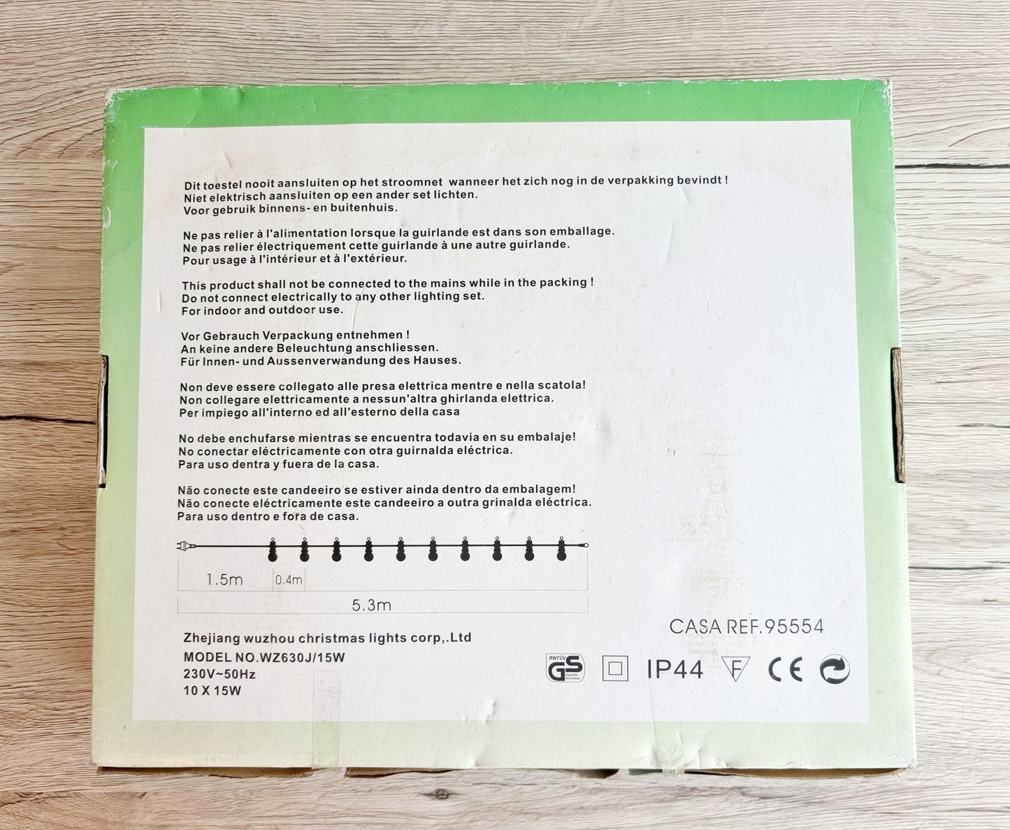 Guirlande lumineuse guinguette