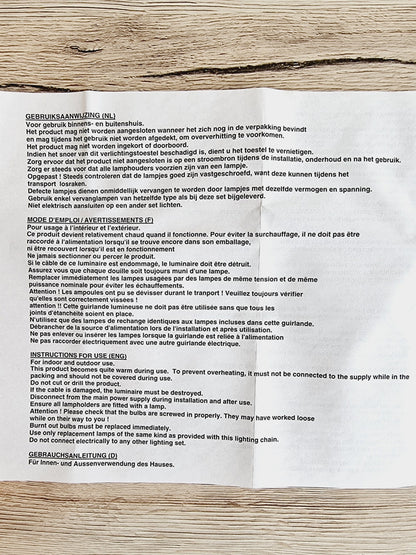 Guirlande lumineuse guinguette