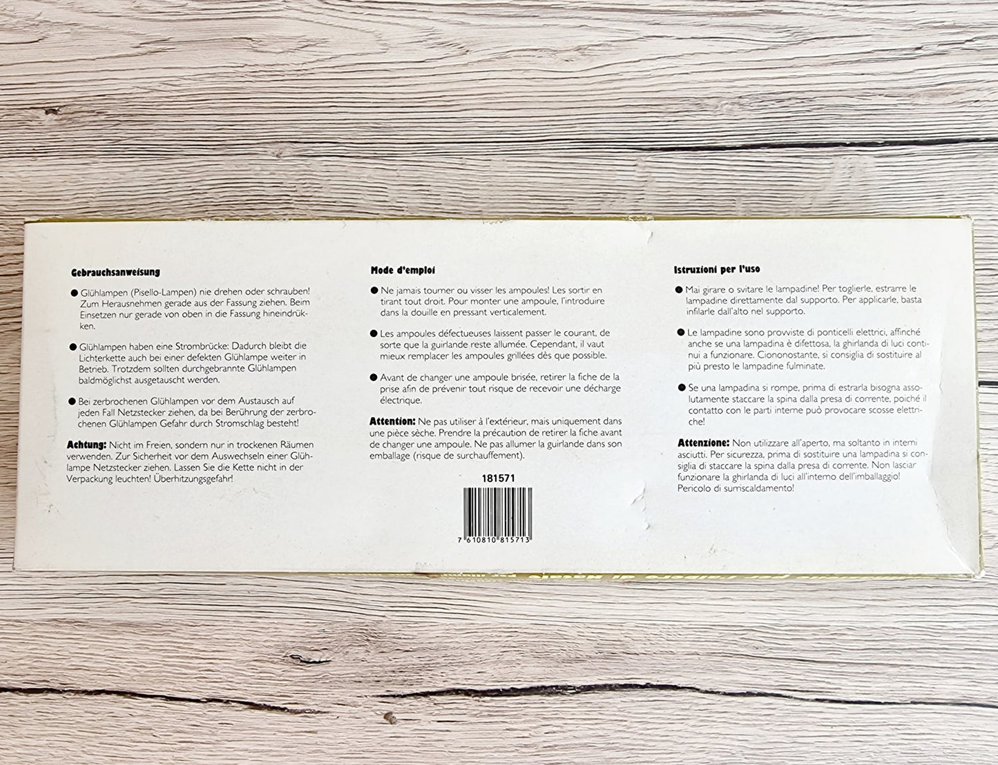 Illumination pour sapin de Noël (20 ampoules)