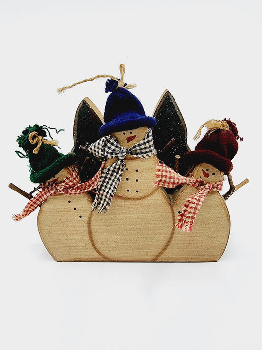 Porte serviettes de table - bonhomme de neige
