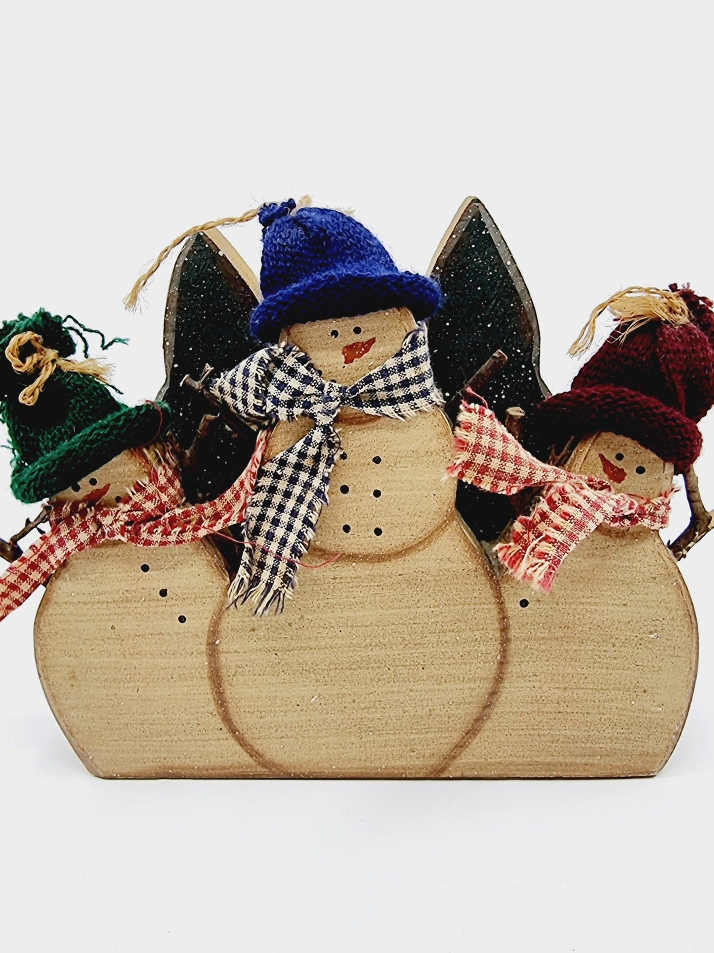 Porte serviettes de table - bonhomme de neige