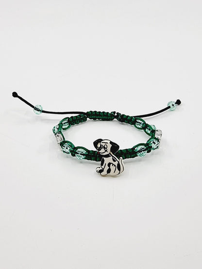Bracelet - vert/dalmatien