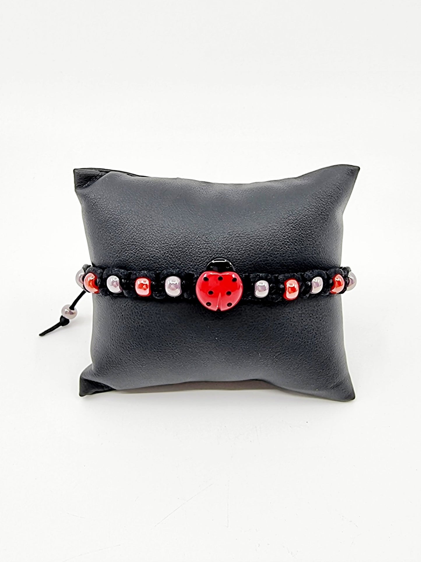 Bracelet - noir/coccinelle