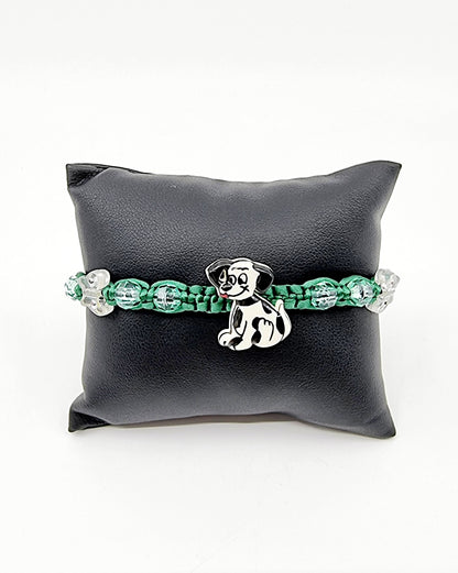 Bracelet - vert/dalmatien