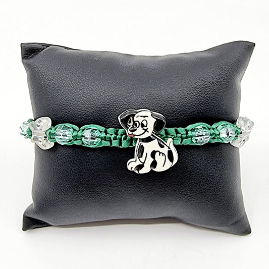 Bracelet - vert/dalmatien