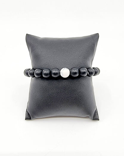 Bracelet perles noires