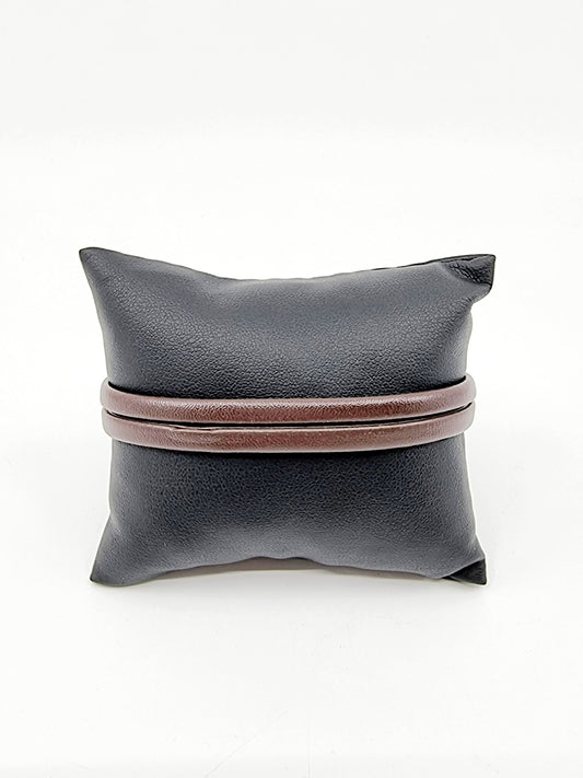 Bracelet en cuir brun