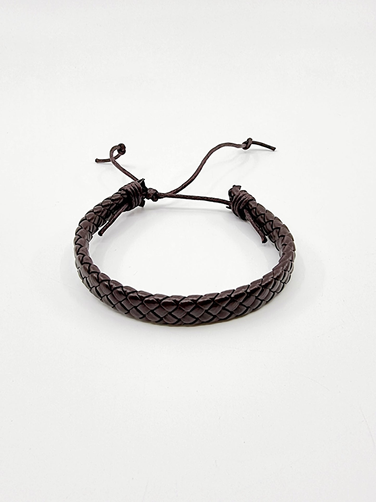 Bracelet en cuir tressé