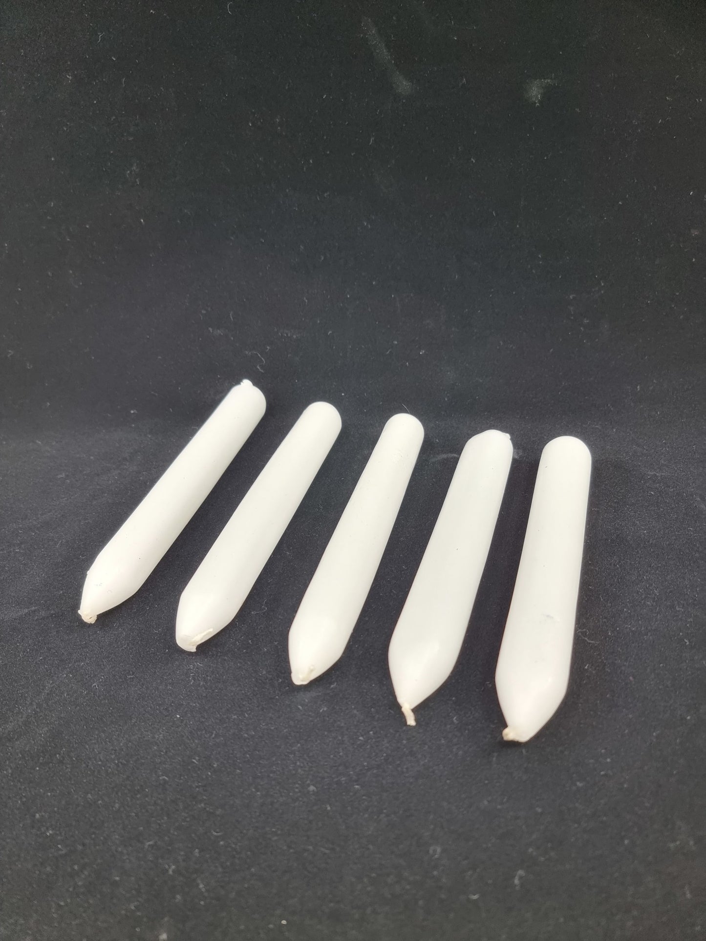 Lot de 5 bougies effilées