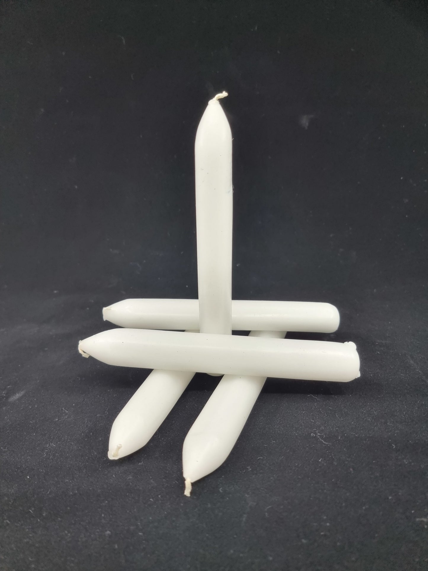 Lot de 5 bougies effilées