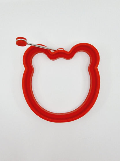 Moule à oeufs, crêpes, pancakes en silicone - tête d'ours