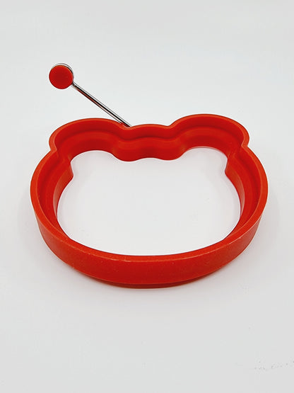 Moule à oeufs, crêpes, pancakes en silicone - tête d'ours