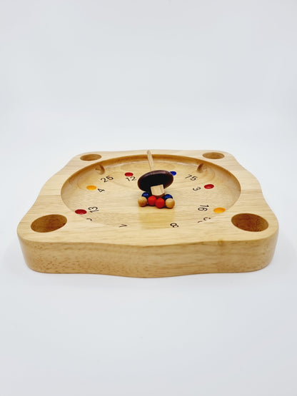 Super-roulette en bois