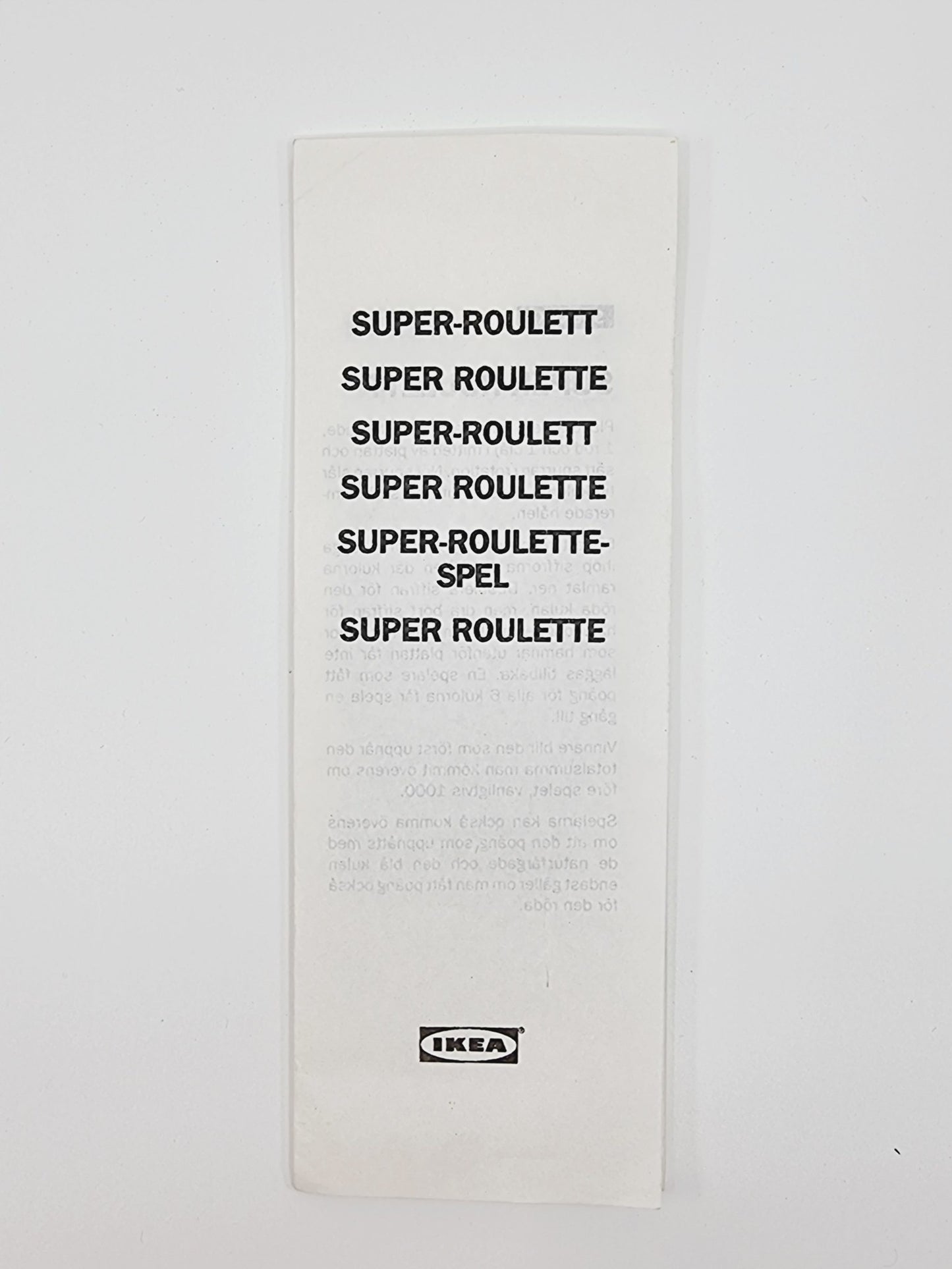 Super-roulette en bois