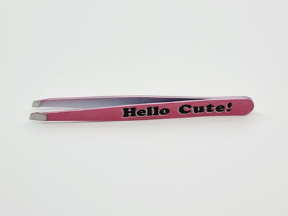 Pince à épiler en acier inoxydable - Hello Cute !