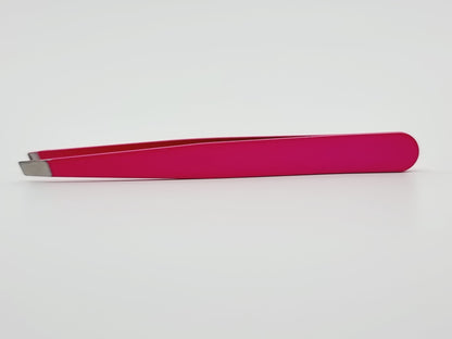 Pince à épiler en acier inoxydable - Rose cerise
