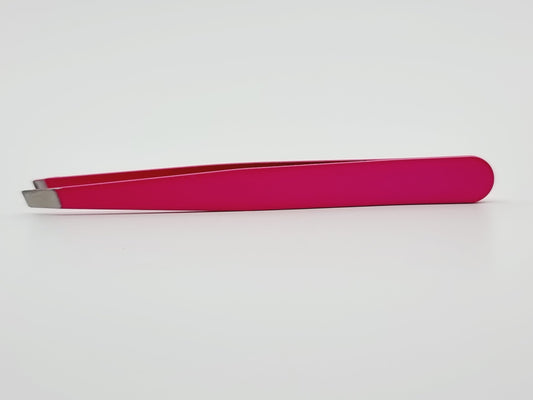 Pince à épiler en acier inoxydable - Rose cerise