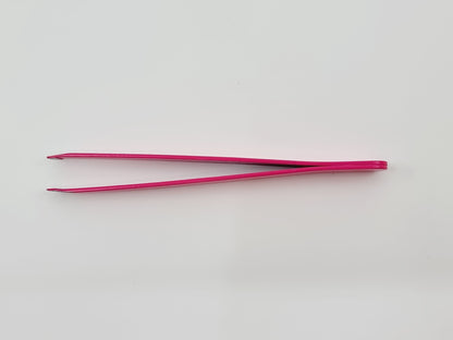Pince à épiler en acier inoxydable - Rose cerise