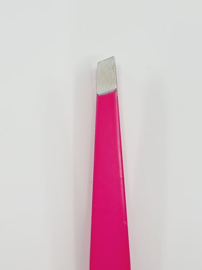 Pince à épiler en acier inoxydable - Rose cerise