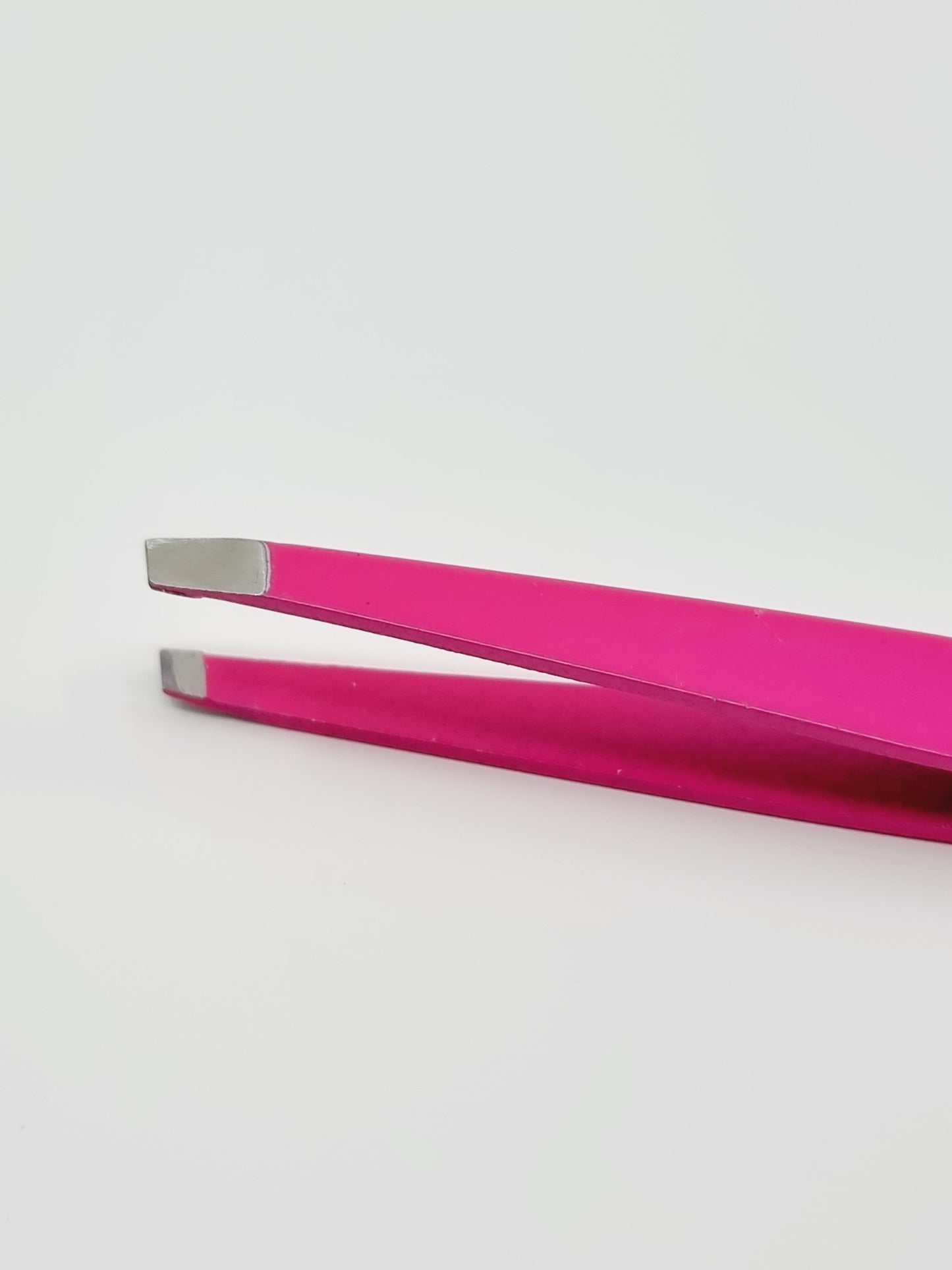 Pince à épiler en acier inoxydable - Rose cerise