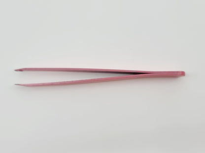 Pince à épiler en acier inoxydable - Rose incarnat