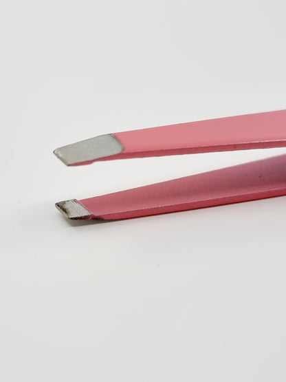 Pince à épiler en acier inoxydable - Rose incarnat