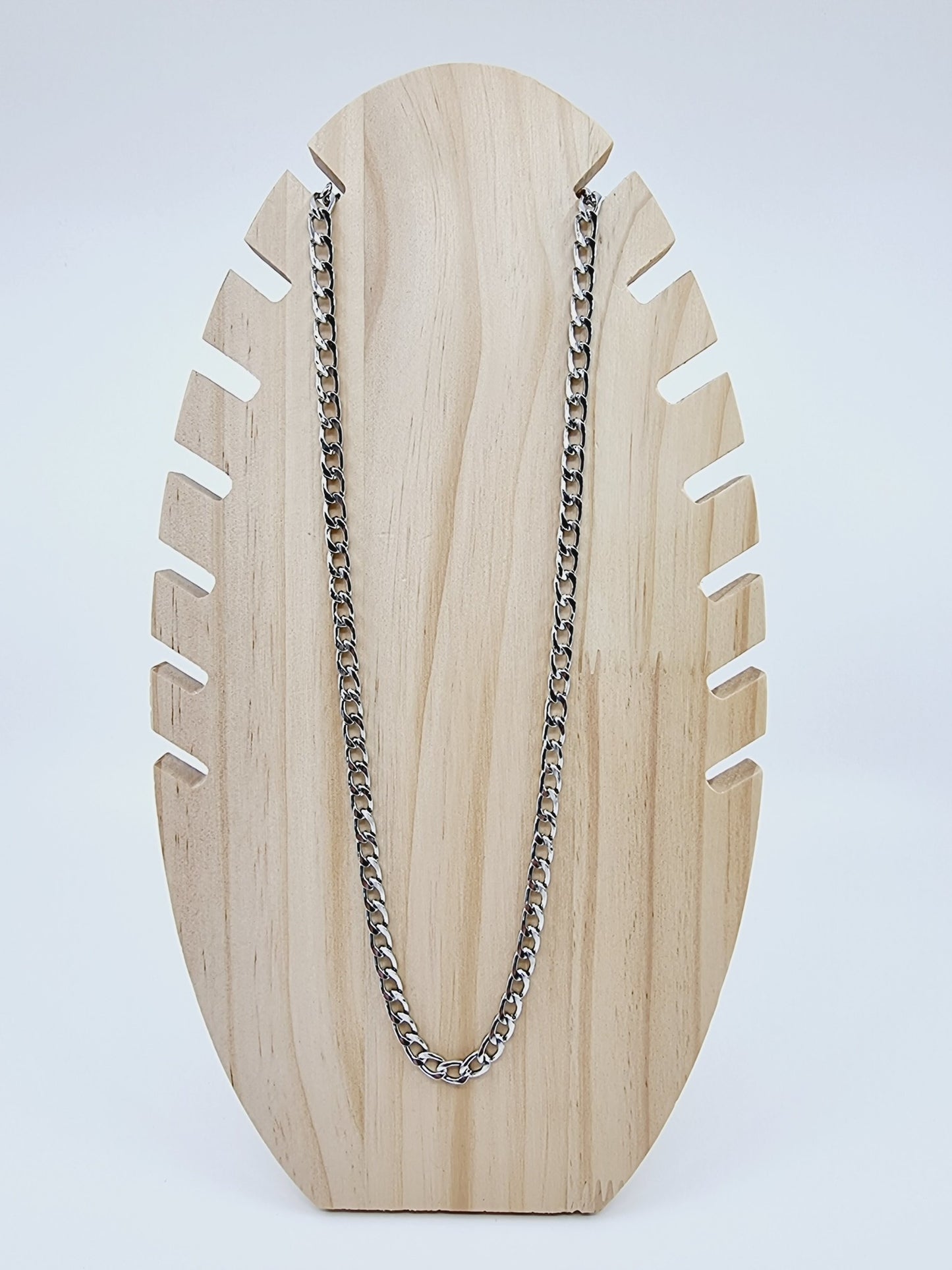 Collier chaîne argentée