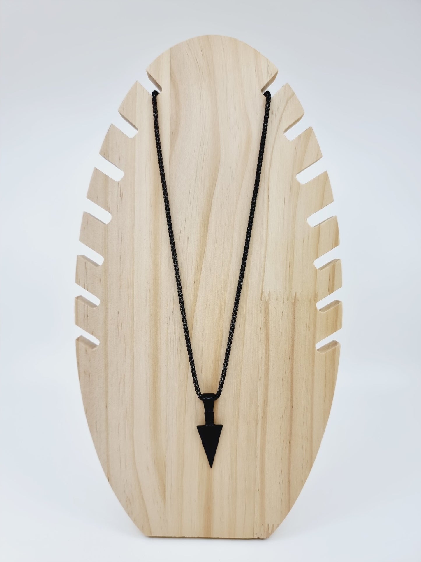 Collier flèche - noir