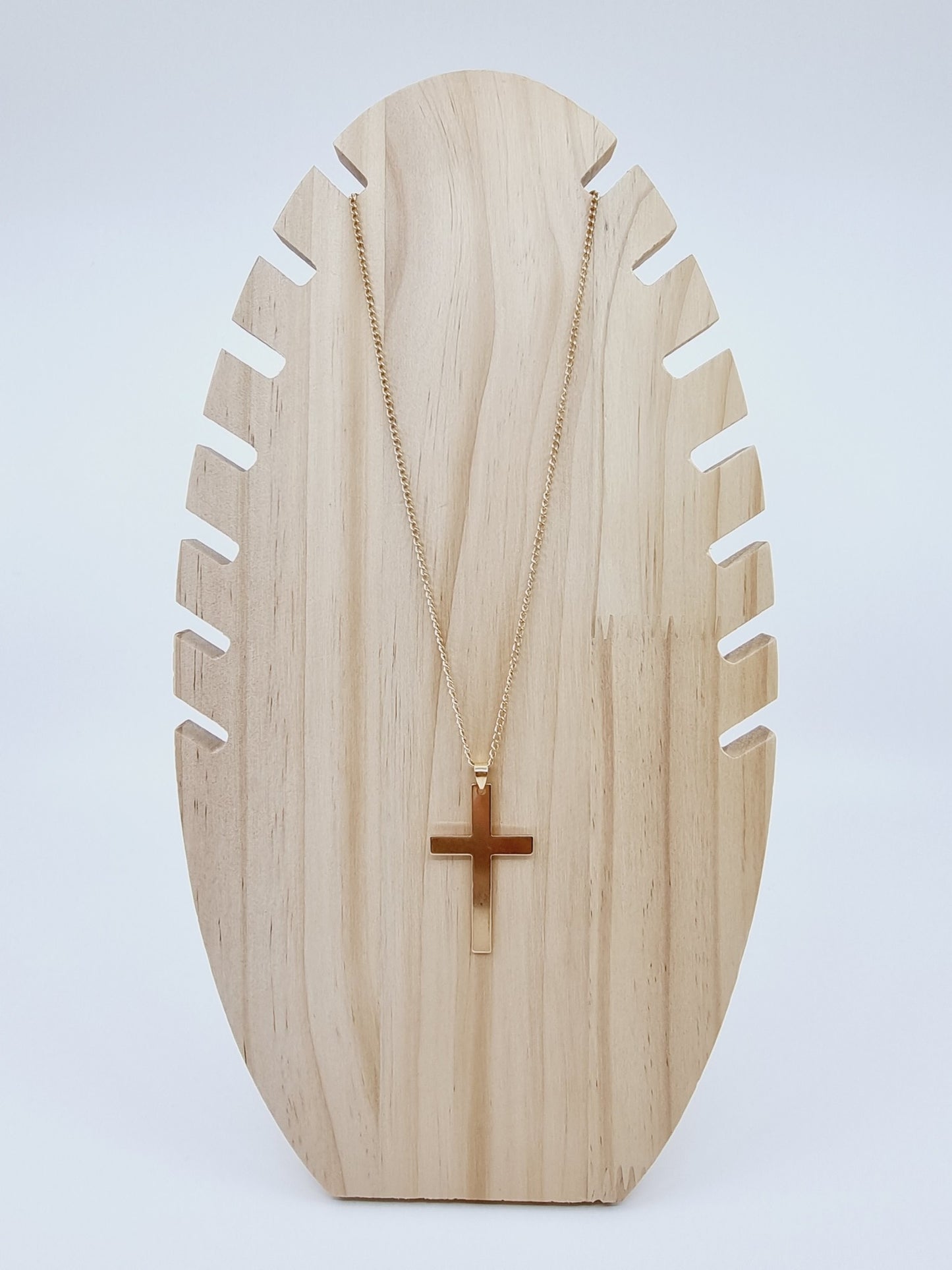 Collier croix - doré