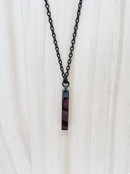 Collier tube - noir