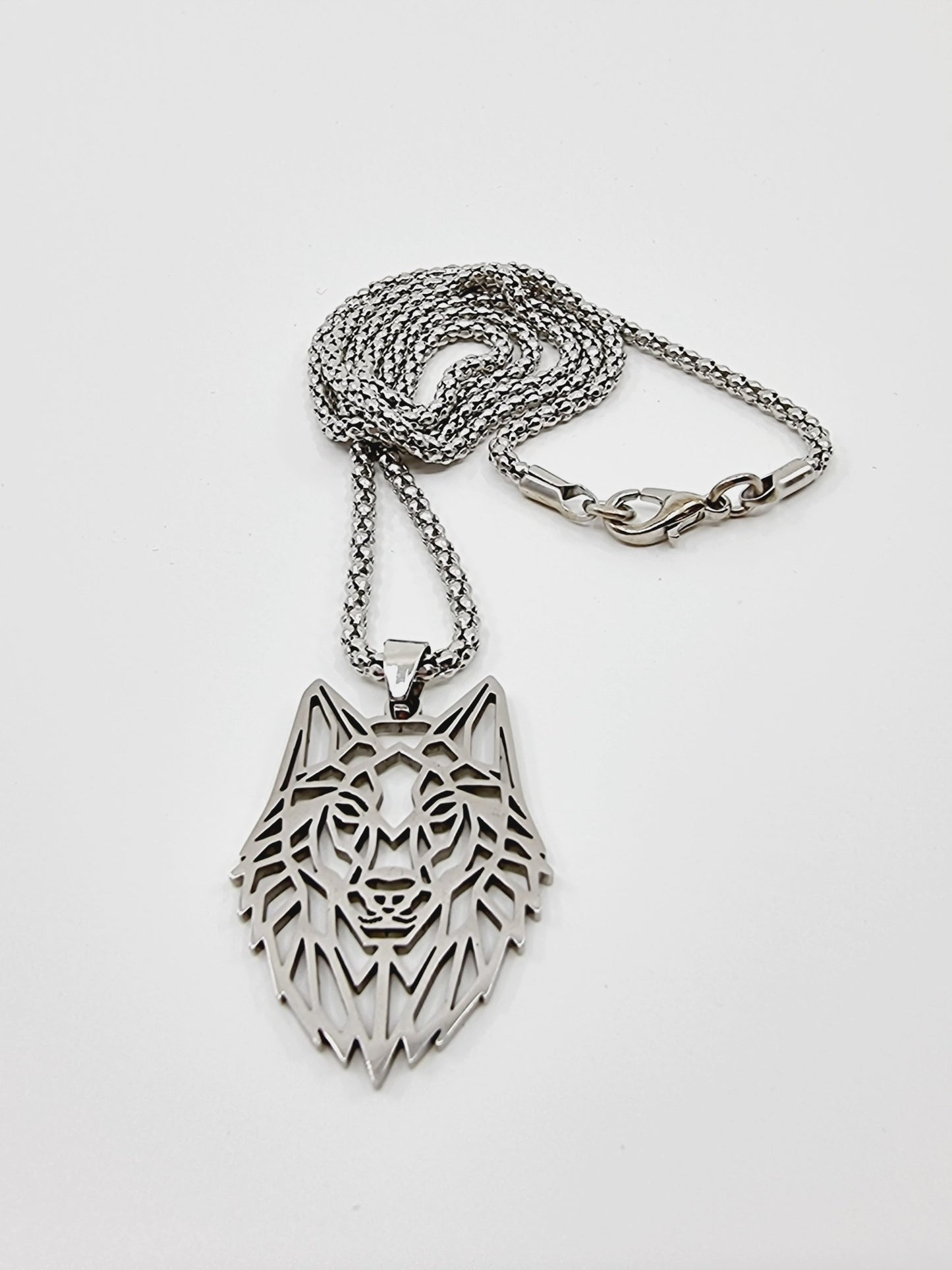 Collier géométrique - Loup