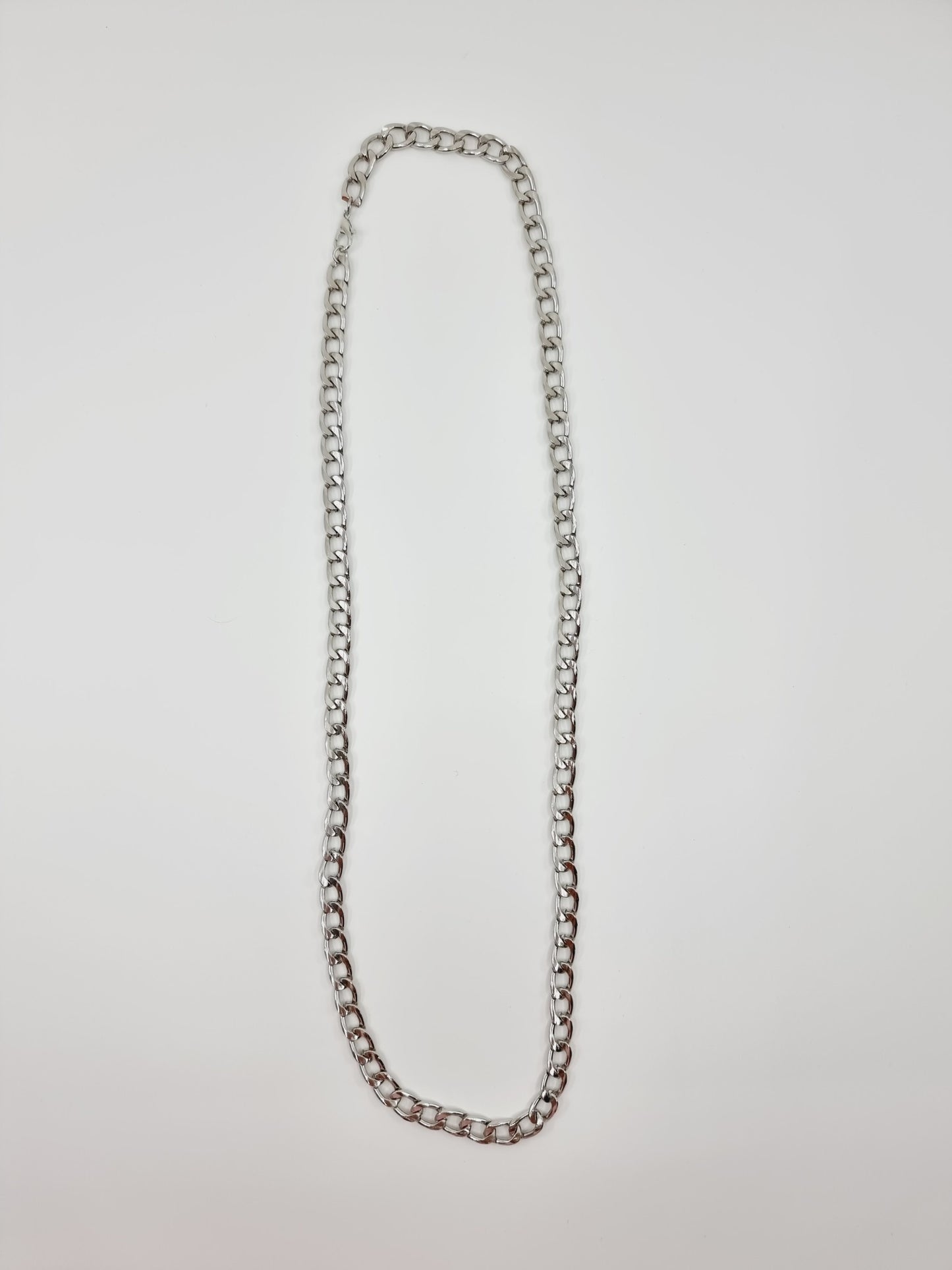 Collier chaîne argentée