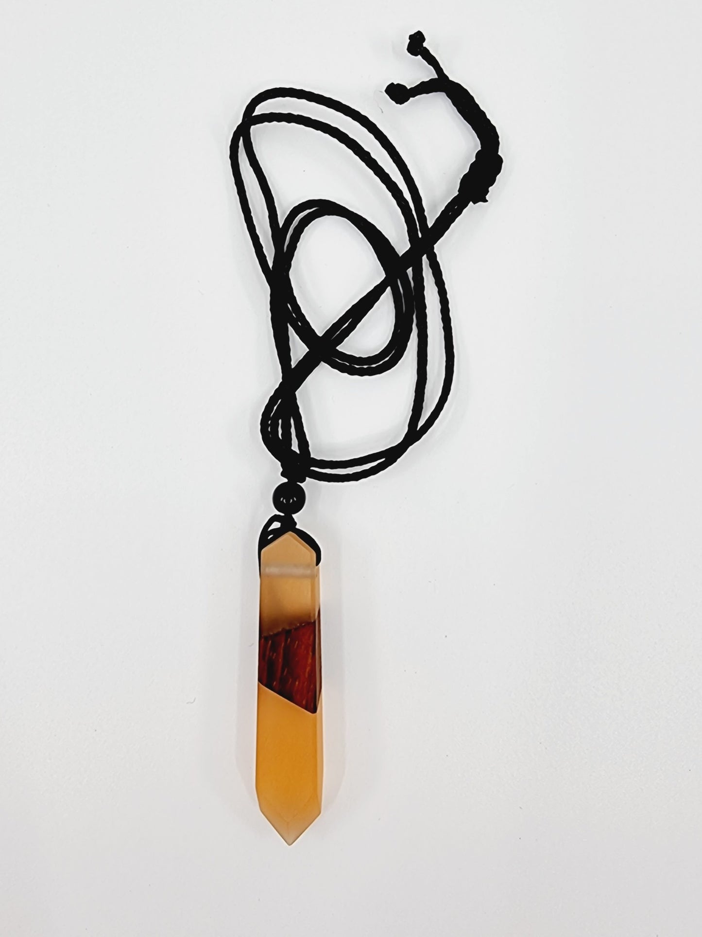 Collier en résine & bois -  Aidan