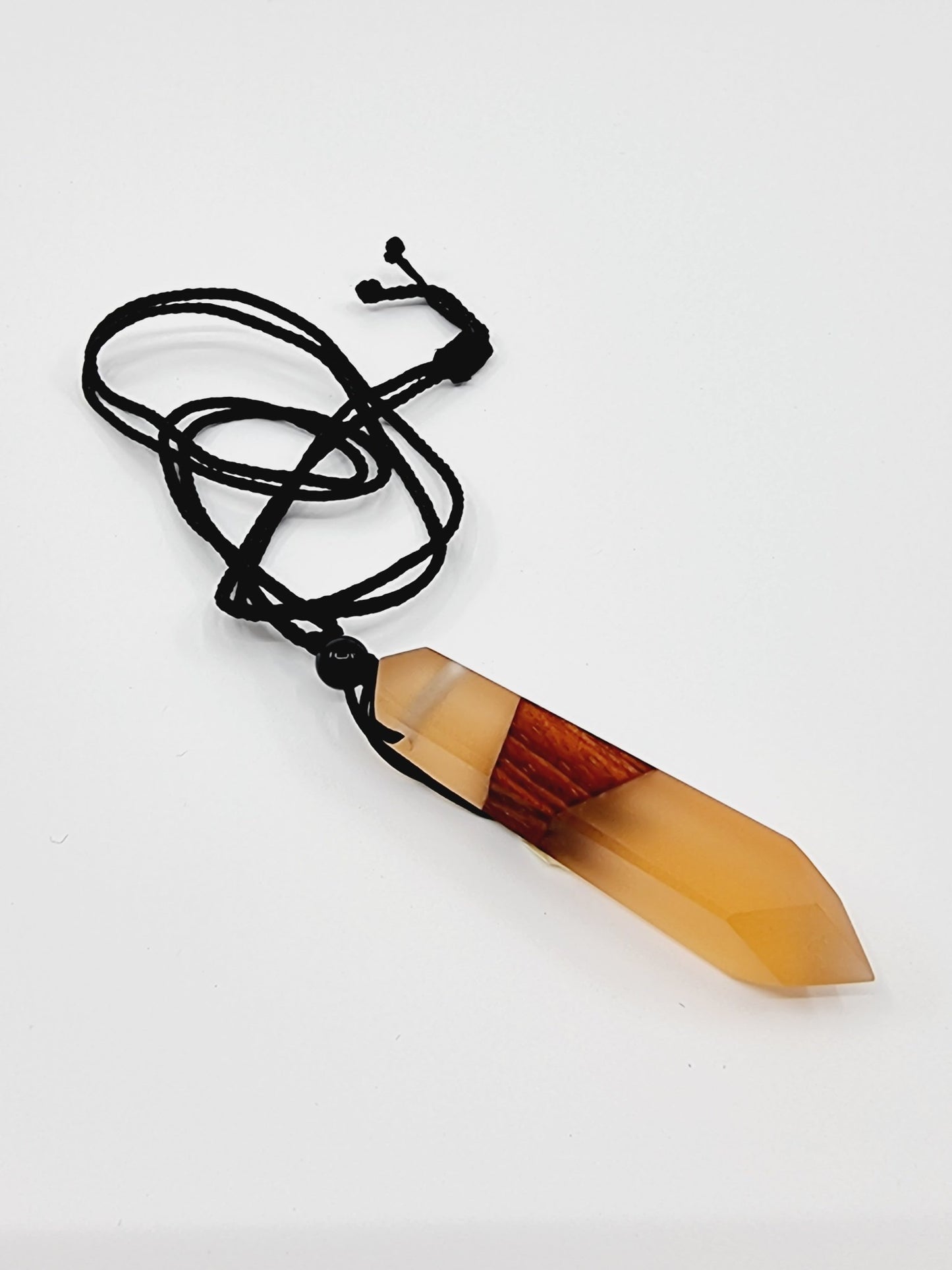 Collier en résine & bois -  Aidan