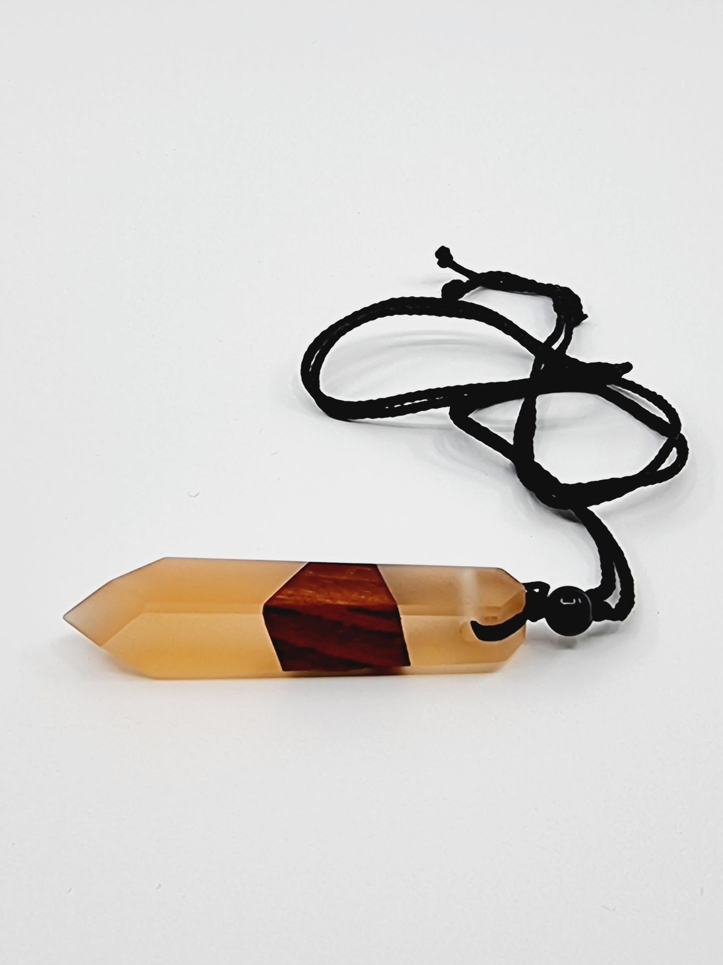 Collier en résine & bois -  Aidan