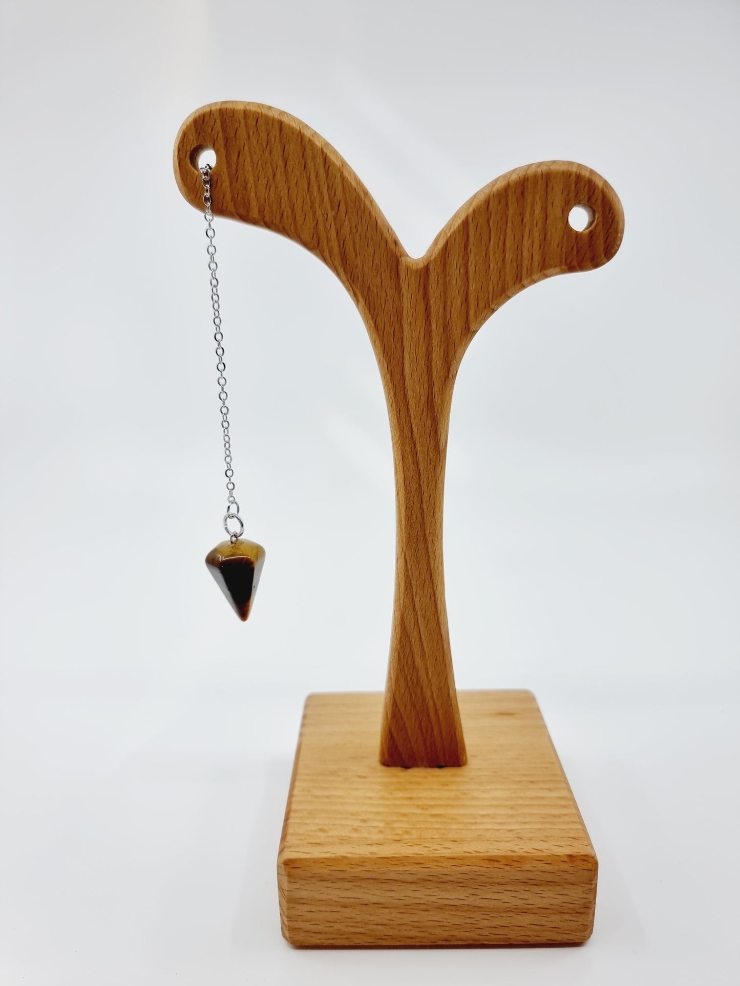 Pendule en pierre naturelle - oeil de tigre