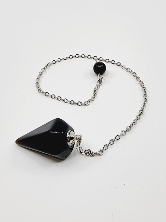 Pendule en pierre naturelle - onyx noire