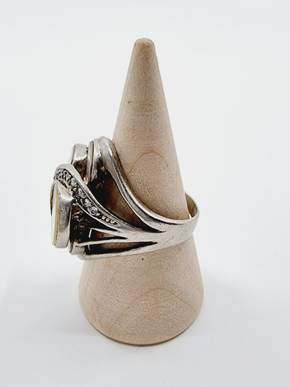 Bague nacre en argent 925 (SIZE : 60)