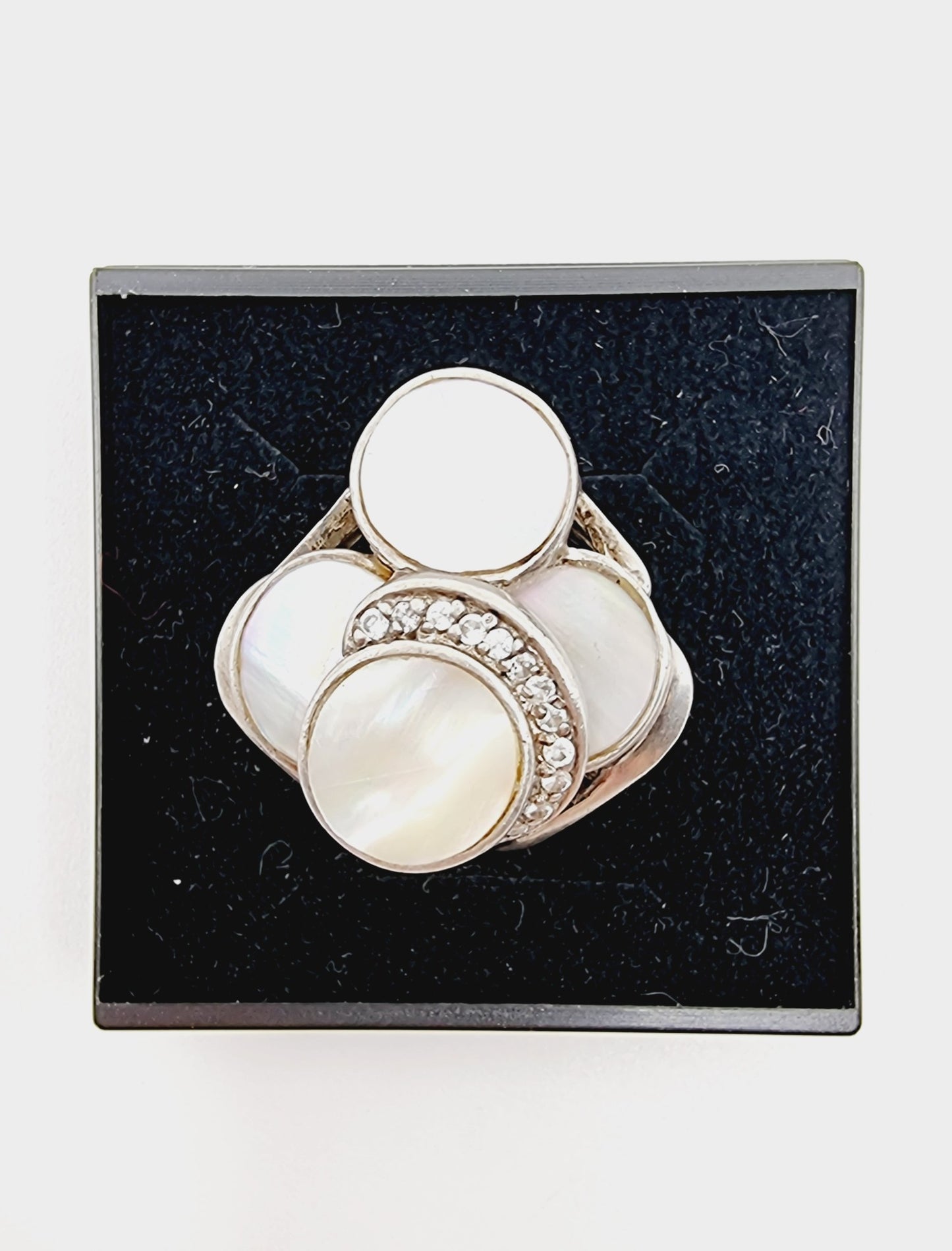 Bague nacre en argent 925 (SIZE : 60)