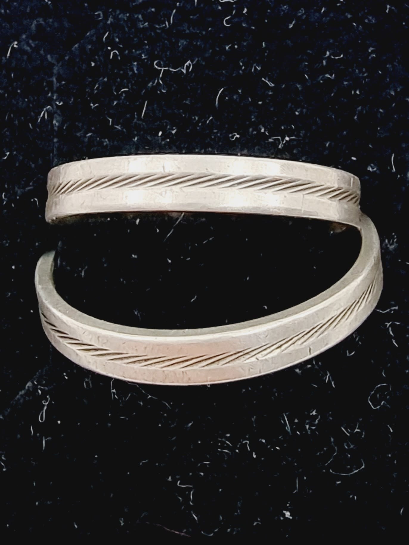 Alliances en argent 800 (SIZE : 62 & 59)