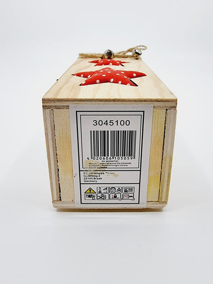 Bougeoir de Noël en bois