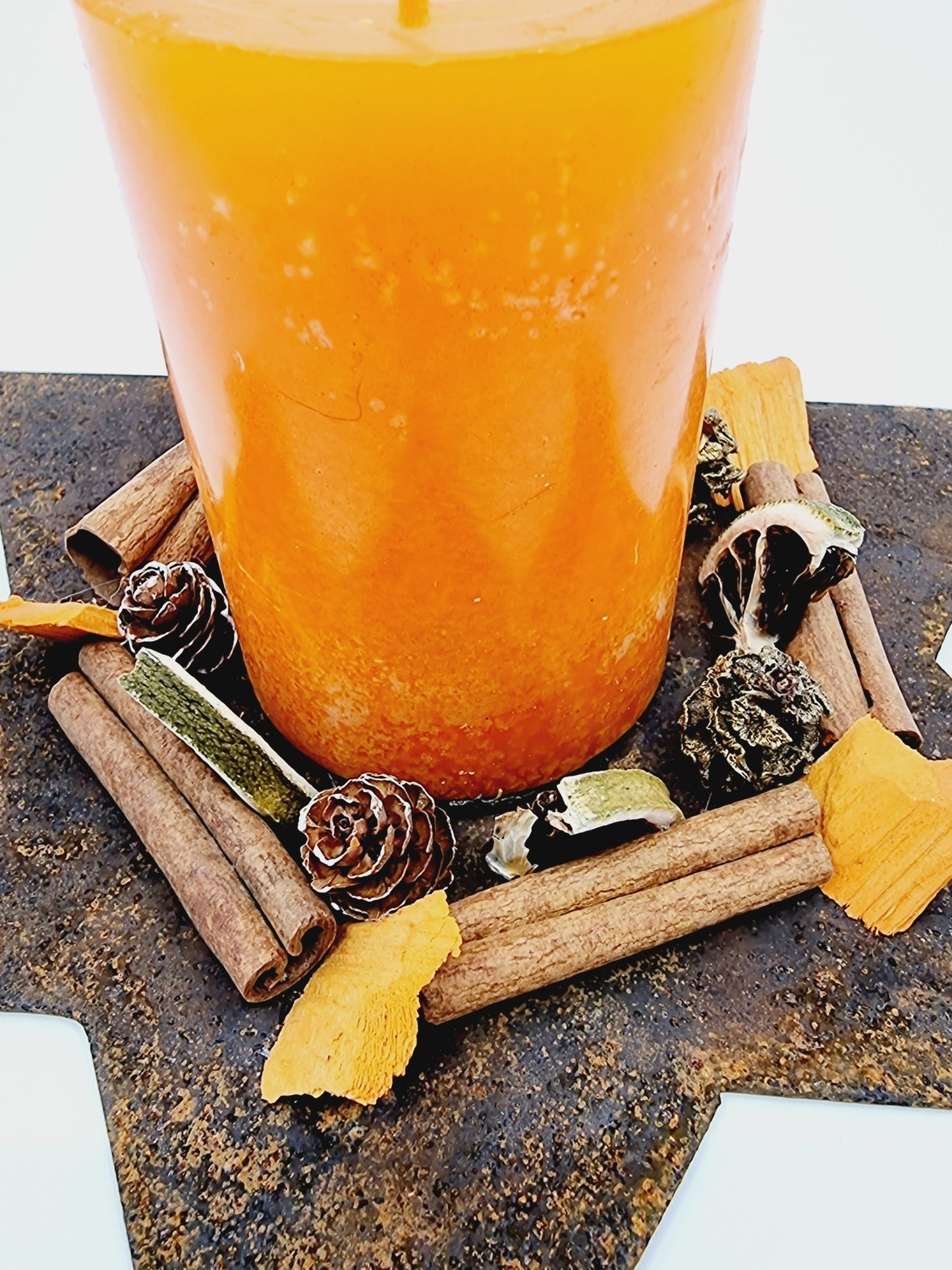 Bougeoir étoile de Noël et ses épices